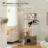 PAWZ Road 190 Kratzbaum mit Futterplatz Produktbild-Vorschau 3