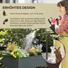 Hochbeet Pflanzkasten Metall 100x30x80 cm Kräuterbeet Produktbild-Vorschau 4