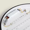 LED Deckenleuchte 36W Rund Holz und Aluminium Ø500 mm CCT Produktbild-Vorschau 6