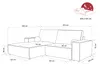 IDOHOME-Polsterecksofa HUGO mit Schlaffunktion und Produktbild-Vorschau 5