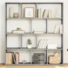 vidaXL Regał szary Sonoma 132x29x141,5 cm Materiał Podgląd zdjęcia produktu 2