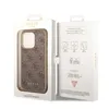 A product box for a Guess iPhone case, showing the case inside the box and information on the outside of the box. Náhled obrázku produktu