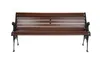 Parkbank Gartenbank Gusseisen Holz Palisander Gestell Produktbild-Vorschau 4
