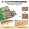 Stół puzzlowy FUNTOK 1500 elementów, regulacja wysokości i Podgląd zdjęcia produktu 6