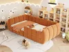Letto imbottito per bambini Merax, modello a terra, 90x200 Anteprima dell’immagine prodotto 4