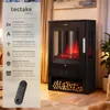 Elektrický krb Aidan, 2 nastavení teploty, efekt plamene, Náhled obrázku produktu 2