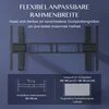 A diagram showing a desk frame with text and measurements. Produktbild-Vorschau