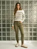 Tazzio Damen Skinny Fit Jeans F138 (Khaki, 40) Produktbild-Vorschau 6