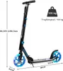 GOPLUS Faltbare Scooter, Tretroller aus Aluminiumlegierung, Produktbild-Vorschau 4