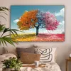 MuchoWow® - Leinwandbilder - Baum - Bunt - Natur - Baum des Produktbild-Vorschau 2