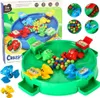 A collage of images showing a board game with frogs and colorful balls, and close-ups of the game components. Náhled obrázku produktu