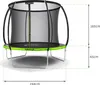 PREMIUM SCHWARZ JUST FUN GARTENTRAMPOLIN 2,44 m Produktbild-Vorschau 5
