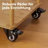 H&S 4x 50mm Möbelrollen - Roues Möbel Lenkrolle mit M10 Voir les images du produit 7