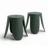 Lot de 4 tabourets empilables en polypropylène renforcé de Voir les images du produit 1