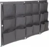 Merco Wall Grow Bag 18 textilní květináče na zeď černá Náhled obrázku produktu 2