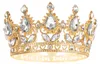Tortenverzierer, goldene Krone mit Kristallen, 10 cm Produktbild-Vorschau 1