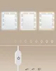 VASAGLE Schminktisch mit LED-Beleuchtung, einstellbare Produktbild-Vorschau 6