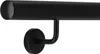 TIBU Handlauf Aluminium Schwarz Geländer 30-600cm Produktbild-Vorschau 1
