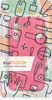 The image shows the packaging of a pink phone case with various electronic accessories illustrated around it. Produktbild-Vorschau
