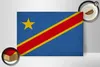 Holzschild Flagge DR Kongo 30x20cm Flag Congo Vintage Produktbild-Vorschau 3