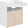 Wickelkomode 700 Shefa Kids, Amis, weiß-Pastell Eiche Produktbild-Vorschau 2