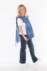 Chasuble Schürze mit Rüsche geblümt 2 Taschen seitlich Produktbild-Vorschau 2