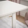 Ausklappbarer Tisch ART 150-198 cm, Schwarz / Weiß Matt Produktbild-Vorschau 2