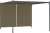 The Living Store Zahradní pergola s výsuvnou střechou 3x3 m Náhled obrázku produktu 1