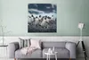 MuchoWow® Poster Adeliepinguine am Strand 75x75 cm - Wand Produktbild-Vorschau 5
