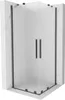 Mexen Velar Duo 90x90cm Duschkabine, Schiebetür, Gun Gray Produktbild-Vorschau 1