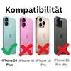 CLM-Tech Schutzfolie kompatibel mit iPhone 16 Plus Produktbild-Vorschau 2
