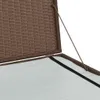 Boîte de stockage de jardin marron 150x100x100cm Résine Voir les images du produit 10
