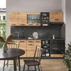 Küchenzeile Vicco R-Line Goldkraft Eiche/Anthrazit 240 cm Produktbild-Vorschau 4