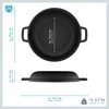 Dutch Oven CI 350, Ø 26 cm, 2-in-1 Brat- und Kochtopf, Produktbild-Vorschau 5
