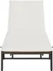vidaXL Sonnenliege mit Auflage Braun Poly Rattan Produktbild-Vorschau 6