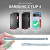 Custodia per Samsung Galaxy Z Flip4 Clear Anti-Scratch Hard Anteprima dell’immagine prodotto 4