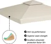 Faziango Ersatzdach für Pavillon 3×3 m, Doppeldach Produktbild-Vorschau 4