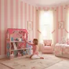 Maison de poupées en bois MDF + meuble 70cm rose LED Voir les images du produit 6