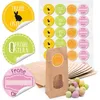 24 kleine braune Ostertüten Geschenktüten MIT FENSTER + Produktbild-Vorschau 2