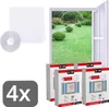Grafner® 4er Set Insektenschutz Fliegengitter Fenster Produktbild-Vorschau 1