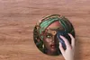 MuchoWow® Mauspad Mousepad Frau - Blumen - Schmetterlinge - Produktbild-Vorschau 3
