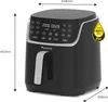 TurboTronic Heißluftfritteuse XXL 8L - AF13D - Airfryer Produktbild-Vorschau 3