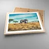 Gerahmtes Poster - Rahmen in heller Eiche - Surreal Elefant Produktbild-Vorschau 3