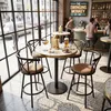 Meubles Cosy Set van 4 industriële draaibare barstoelen met Productafbeelding-voorbeeld 8