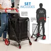 SereneLife Einkaufstrolley, Einkaufswagen, Shopping Trolley Produktbild-Vorschau 3