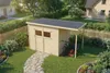 Gartenhaus Marksburg 3 mit Anbau natur Produktbild-Vorschau 8
