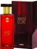A bottle of Ajmal Sacred Love Eau de Parfum and its packaging are displayed against a white background. Voir les images du produit