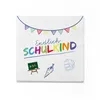 itenga 20x Serviette Schulanfang Endlich Schulkind weiß / Produktbild-Vorschau 2