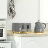 HOMCOM Wasserkocher Toaster Set mit 1,7L Wasserkocher, 4 Produktbild-Vorschau 2