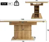 Tavolo da pranzo allungabile Sweiko, L110/130xL70xH75, Anteprima dell’immagine prodotto 5